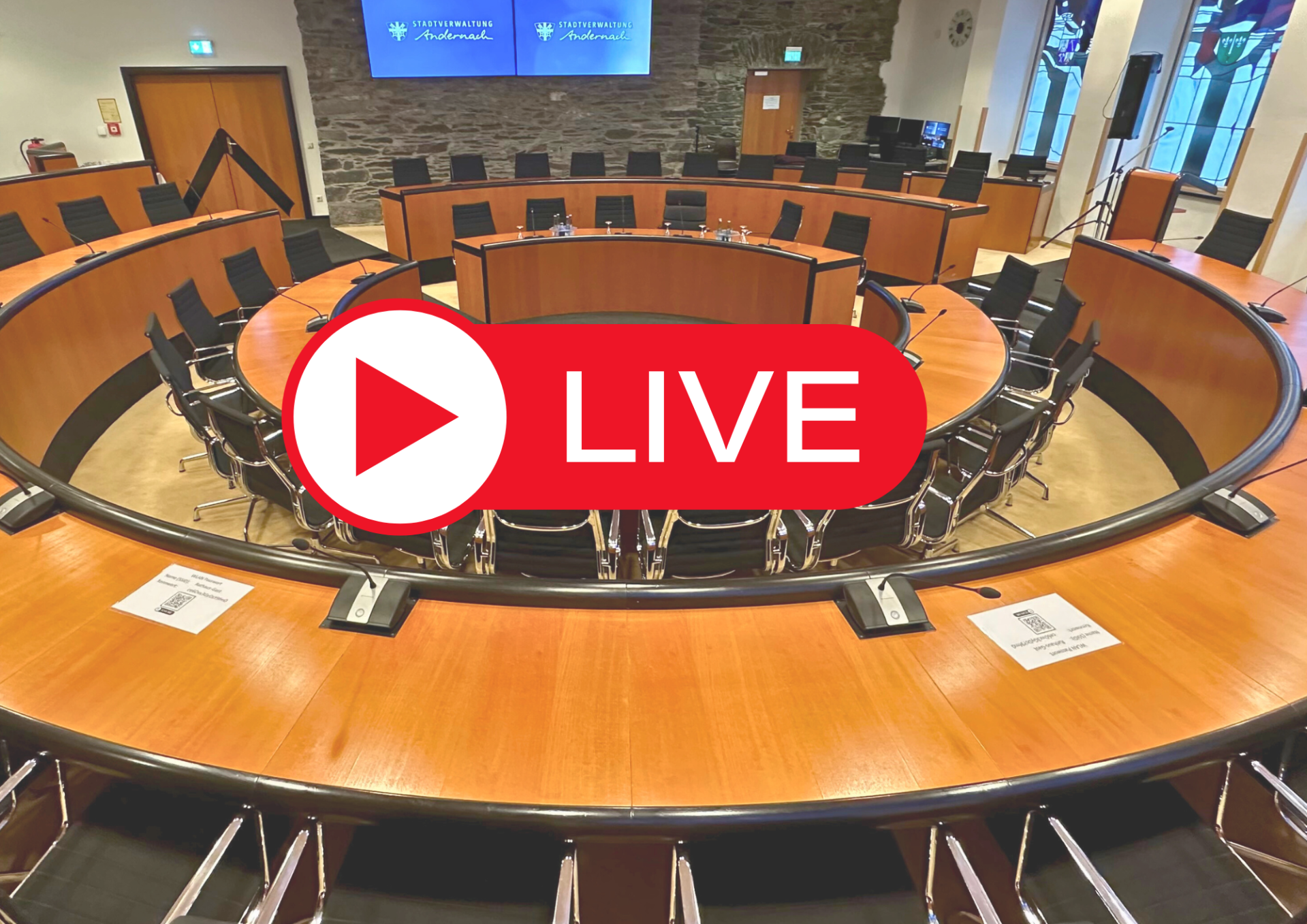 Stadtratssitzung April  - 2