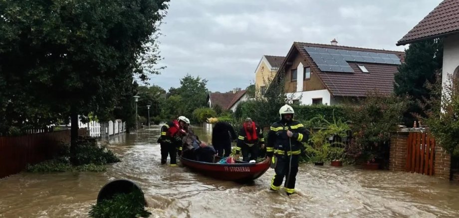 Spendenaufruf Stockerau Hochwasser Website - 1